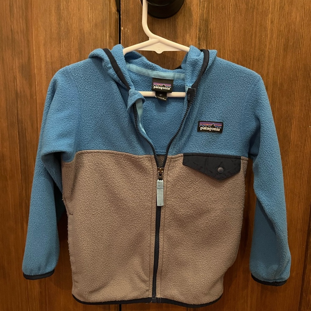 Patagonia Kids' Two-Tone Fleece Hoodie